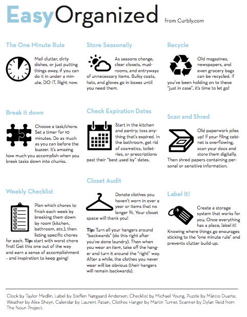 Organizing Tips Sheet